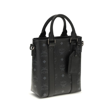 MCM Black Fabric Shoulder Bag