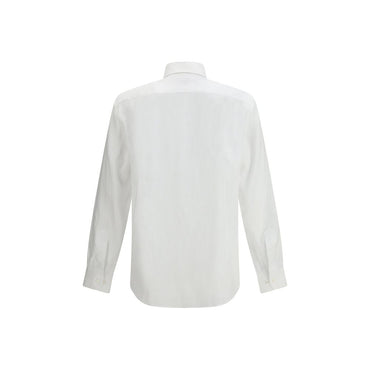 Etro White Linen Dress Shirt