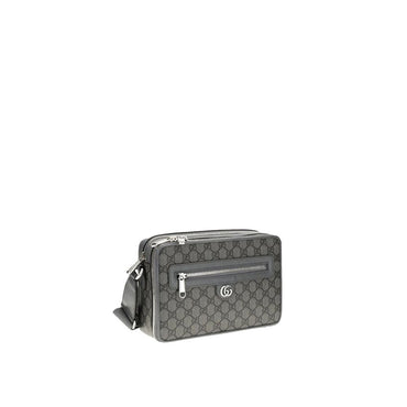 Gucci Gray Fabric Crossbody Bag