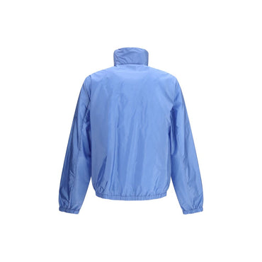 Prada Light Blue Recycled Polyamide Shell Jacket