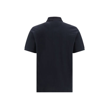 Stone Island Black Cotton Polo Shirt