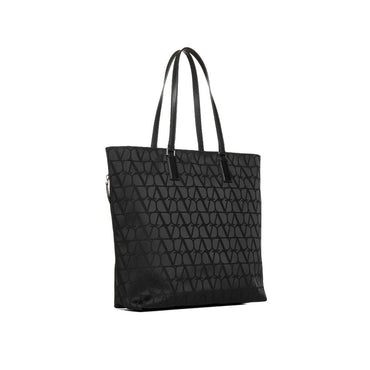 Valentino Garavani Black Cotton Tote Bag