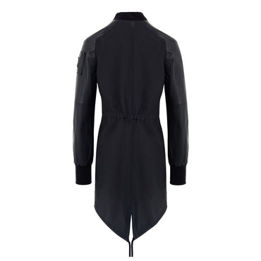 Moose Knuckles Black Cotton Parka