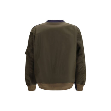 Sacai Blue Cotton Sweatshirt