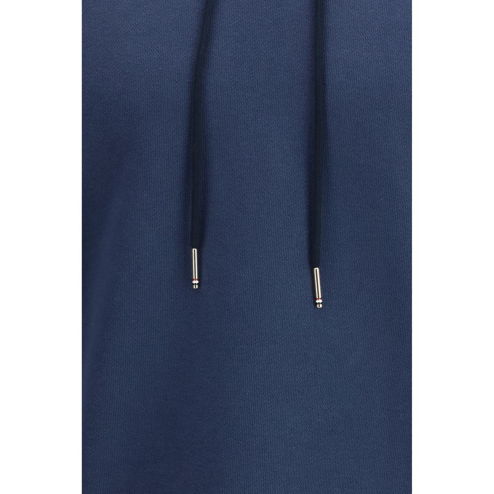 Thom Browne Blue Cotton Sweatshirt