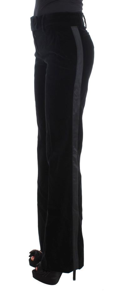Ermanno Scervino Black Viscose Pants
