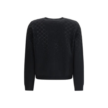 Gucci Black Wool Cardigan