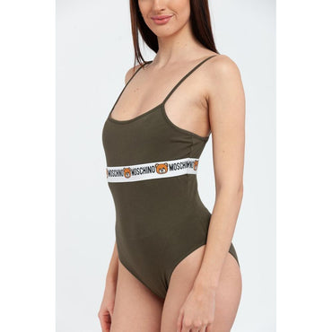 Moschino Bicolor Cotton Bodysuit
