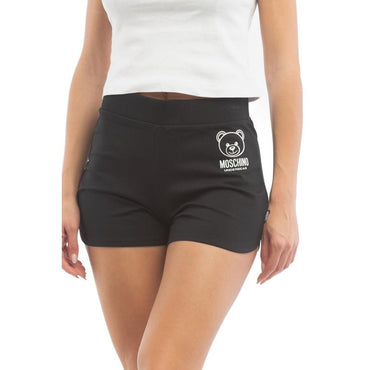 Moschino Black Cotton Shorts