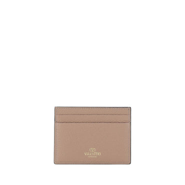 Valentino Garavani Pink Calf Leather Bos Taurus Wallet