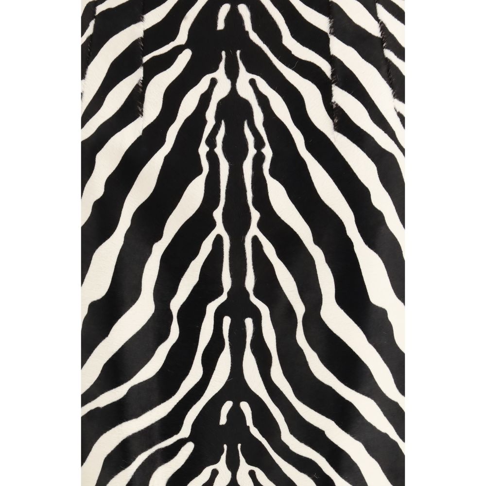 Khaite Multicolor Calf Leather Bos Taurus Skirt