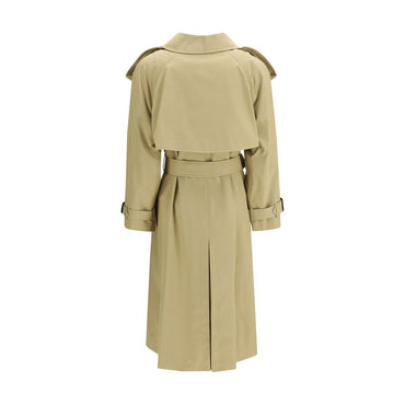 Burberry Beige Cotton Trench Coat