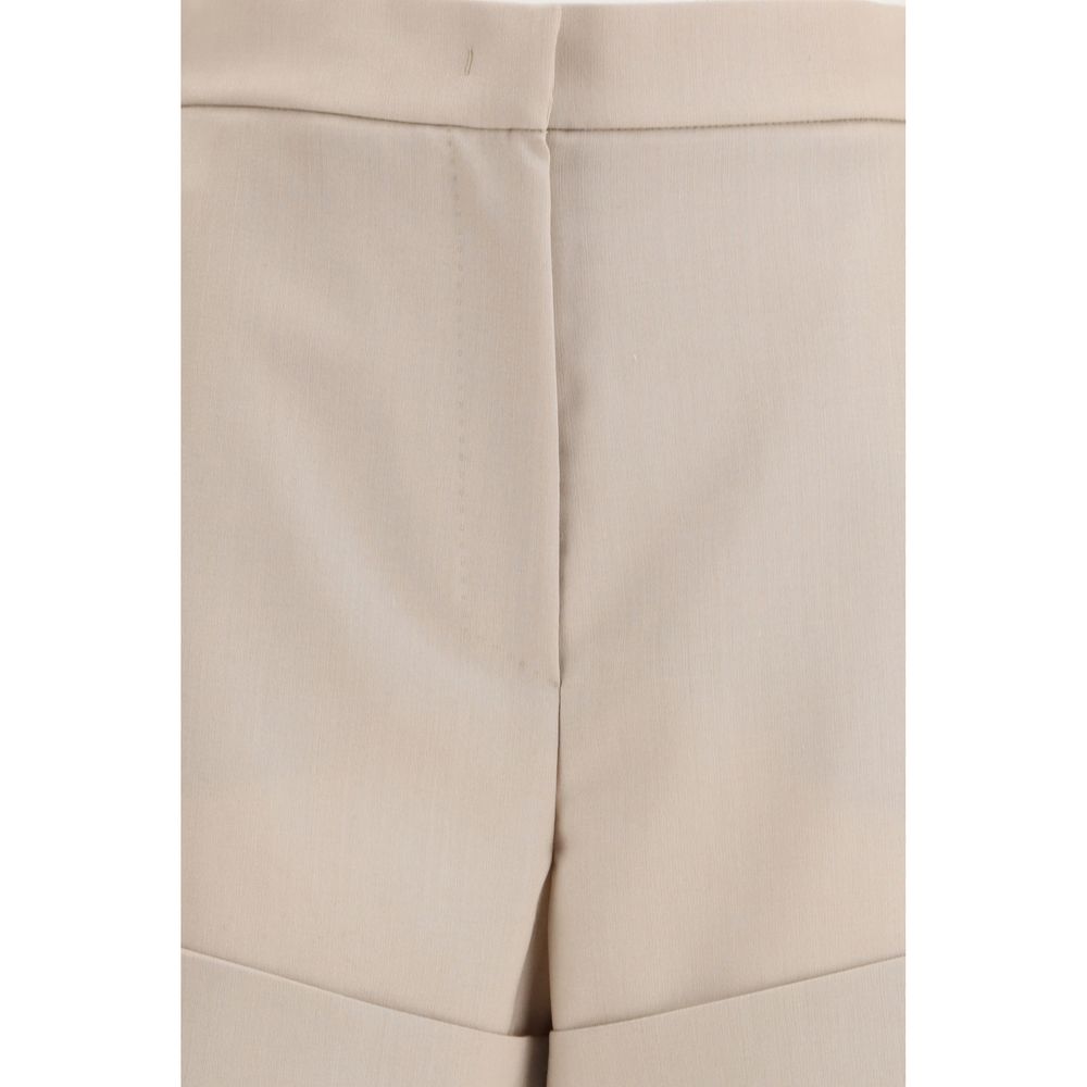 Max Mara Bicolor Fleece Wool Short And Mini Shorts