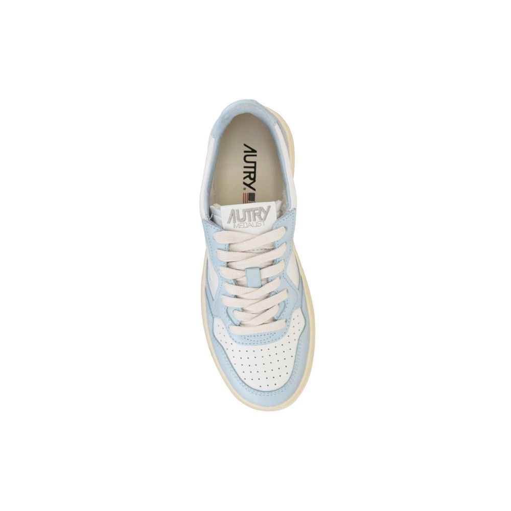 Autry Blue Leather Sneakers