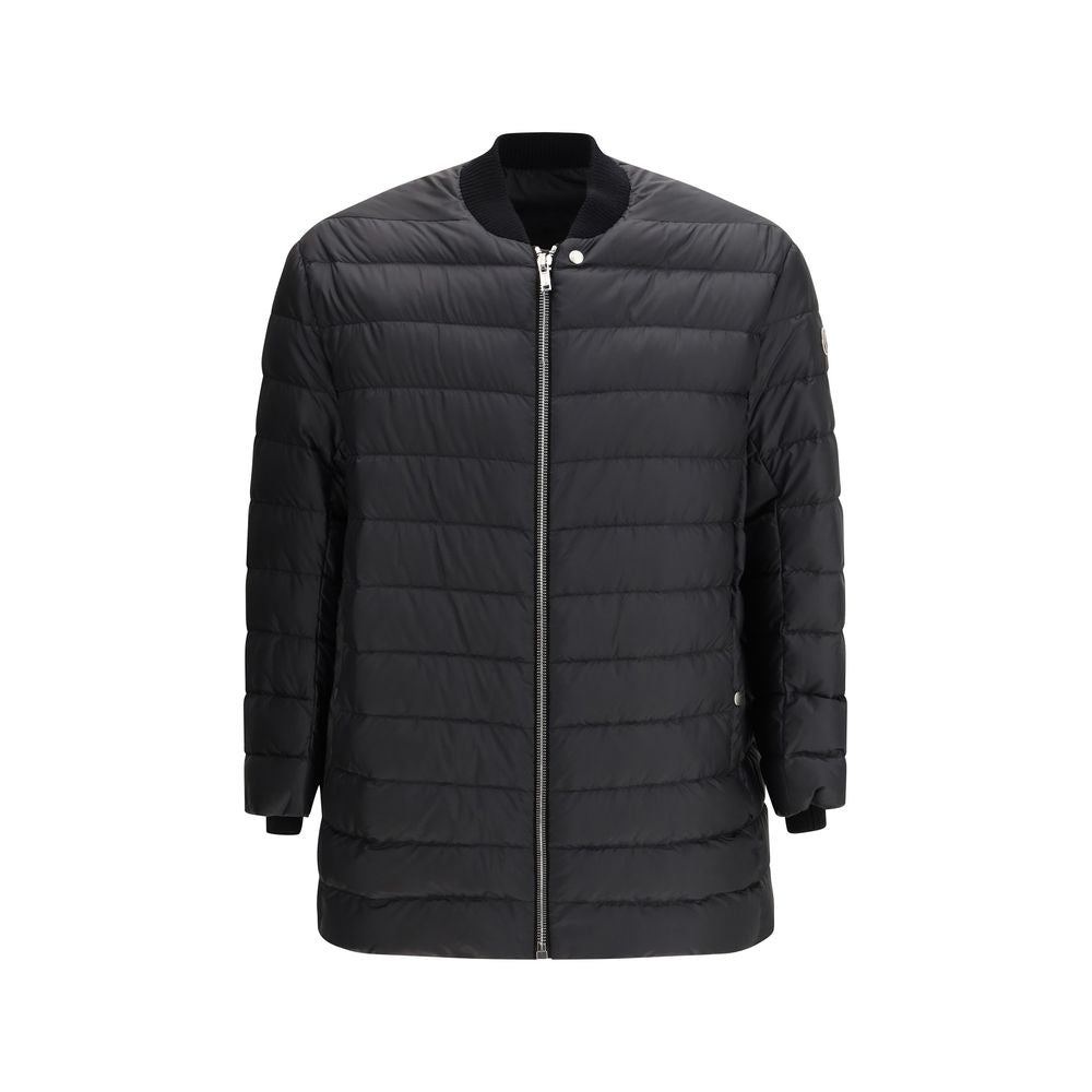 Moncler x Rick Owens Black Goose Down Trench Coat