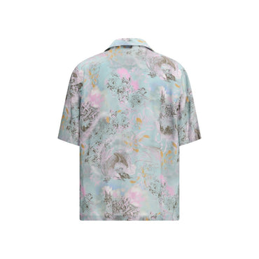 Off-White Multicolor Viscose Pattern Shirt