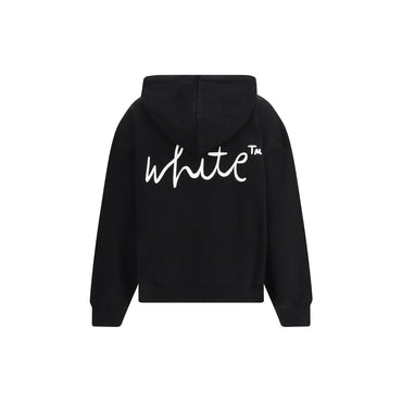 Off-White Black Cotton Sweatshirt