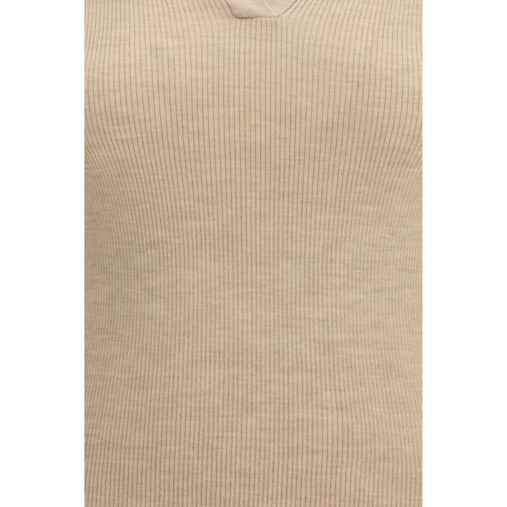 Max Mara Beige Fleece Wool Shirt