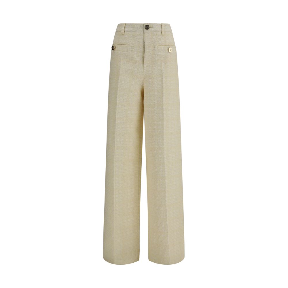 Gucci Beige Cotton Casual Pants