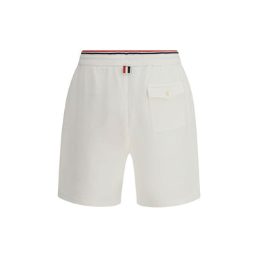 Thom Browne White Cotton Bermuda Shorts