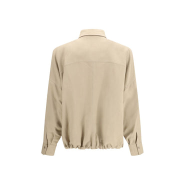 Brunello Cucinelli Beige Viscose Blouse