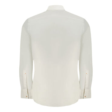 Hugo Boss White Cotton Men Shirt