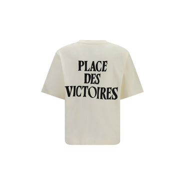 Ami Paris Beige Cotton T-Shirt