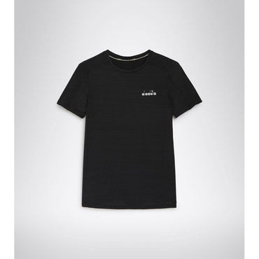 Diadora Black Polyester T-Shirt