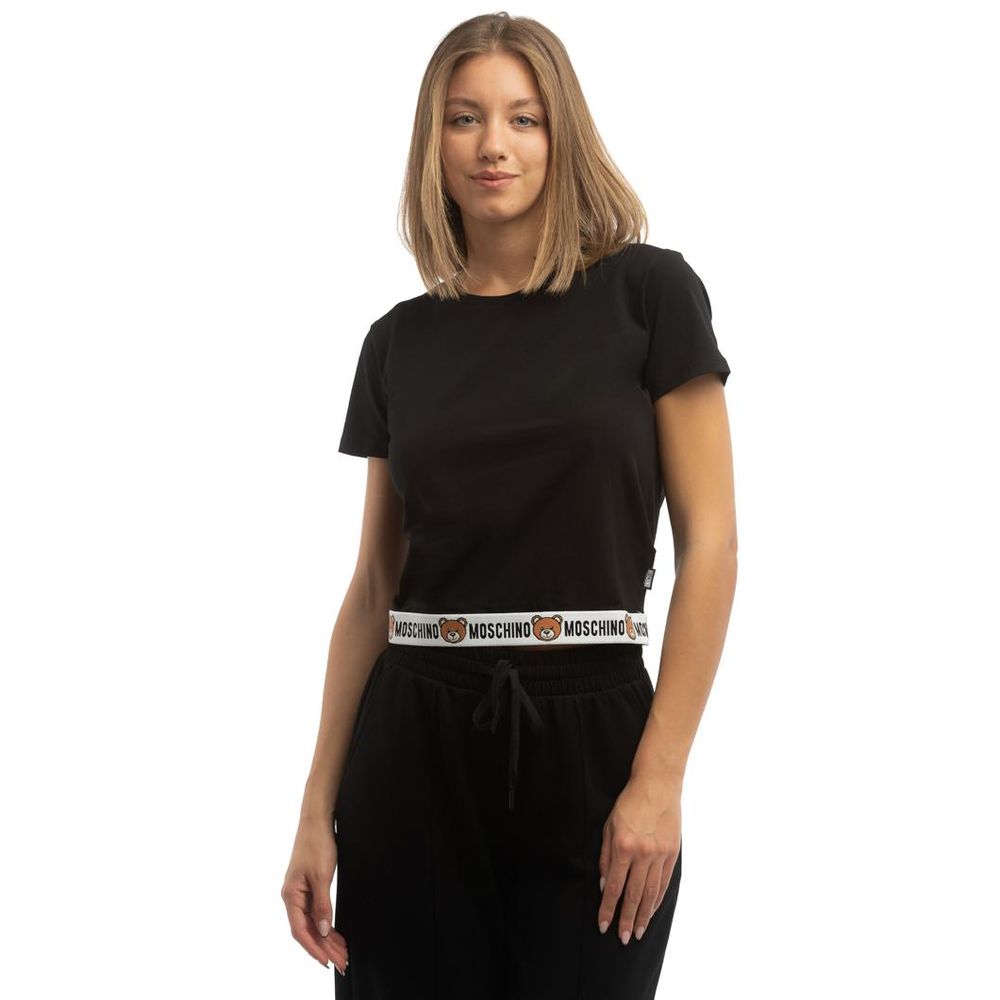 Moschino Black Cotton Sportswear