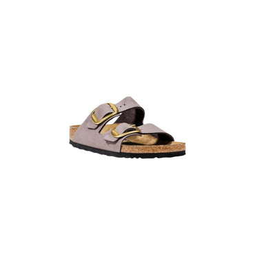 Birkenstock Purple Suede Leather Strap-On Sandals