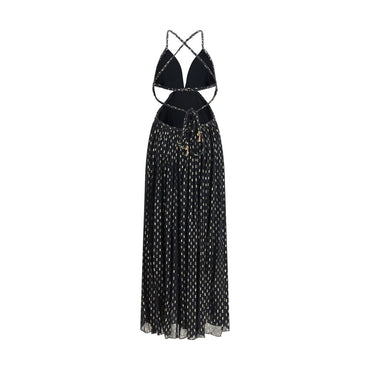 Zimmermann Black Viscose Long Dress