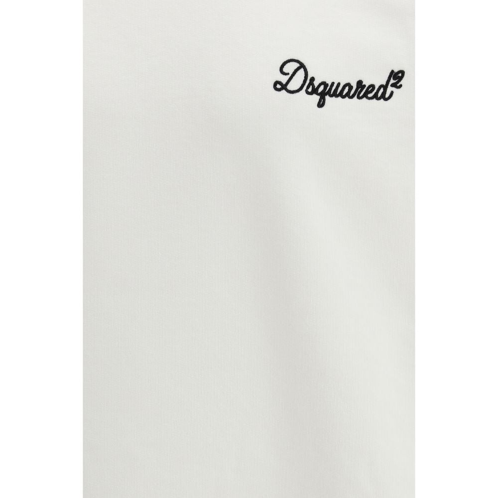 Dsquared² White Cotton Sweatshirt