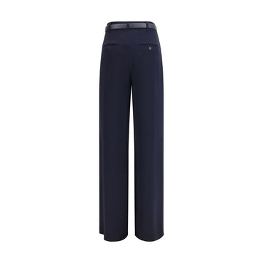 Max Mara Blue Triacetate Top