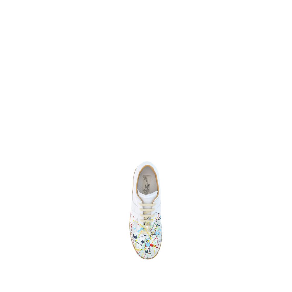 Margiela White Leather Sneakers