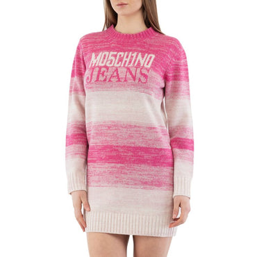Moschino Multicolor Wool Casual Dress