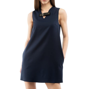 Moschino Blue Polyester Casual Dress