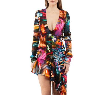Moschino Multicolor Viscose Casual Dress