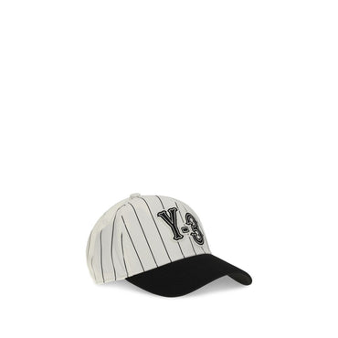 Y-3 White Polyester Cap (Baseball Hat)