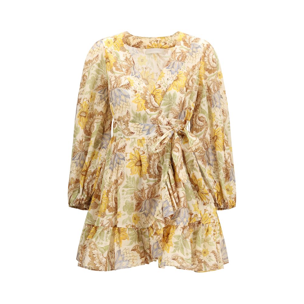 Zimmermann Bicolor Cotton Casual Dress