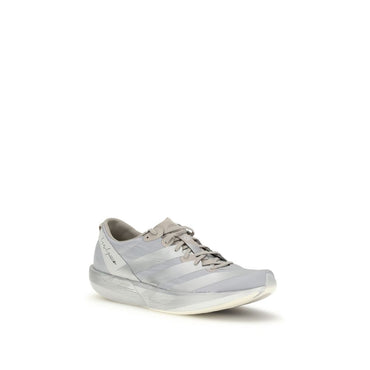 Y-3 Gray Fabric Athletic Sneakers
