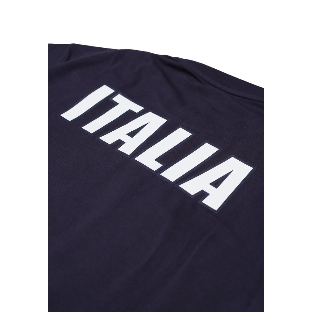 EA7 Emporio Armani Blue Cotton Sportswear