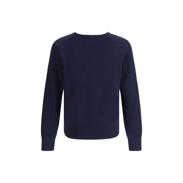 Ami Paris Blue Wool Cardigan