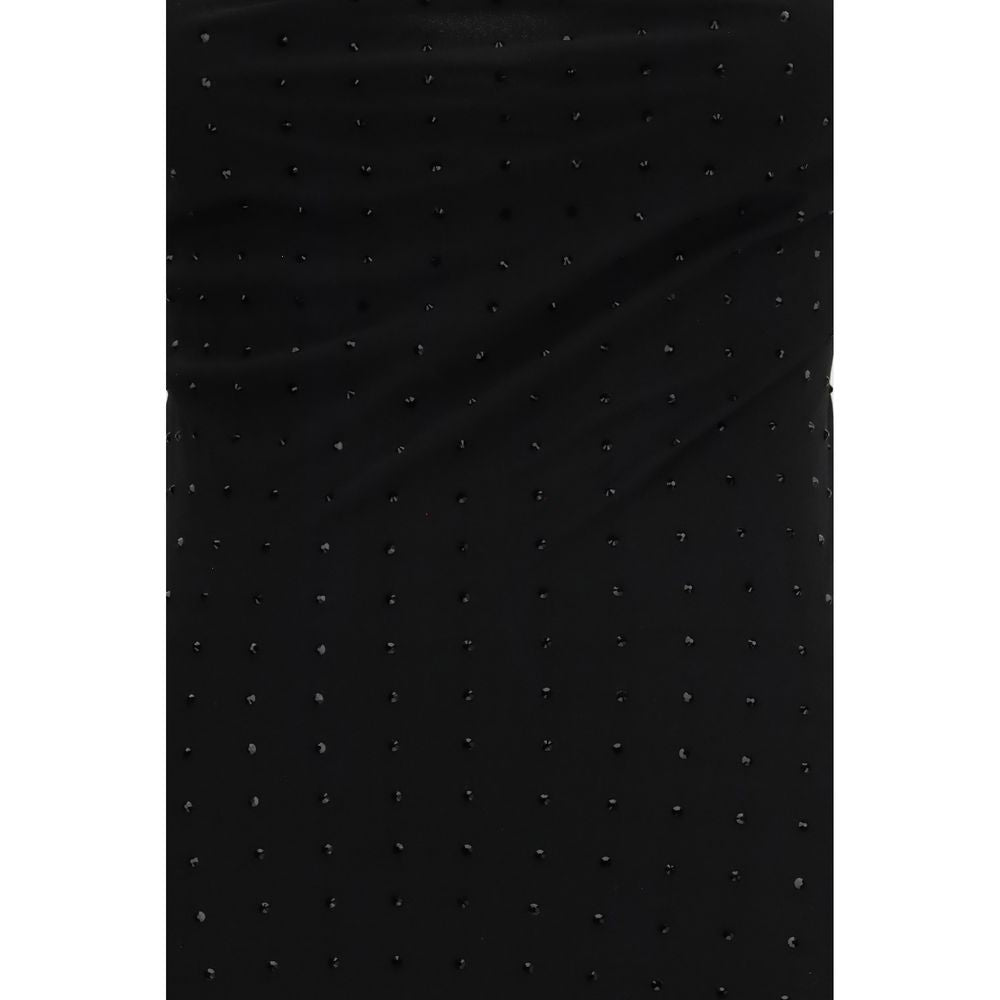 PINKO Black Polyester Cocktail Dress