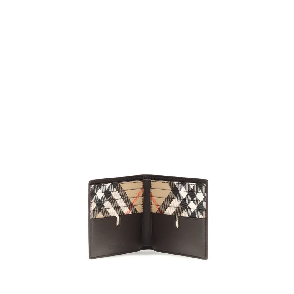 Burberry Brown Calf Leather Bos Taurus Wallet