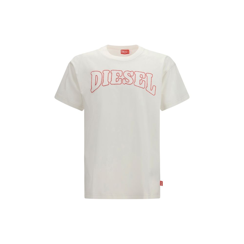 Diesel White Cotton T-Shirt