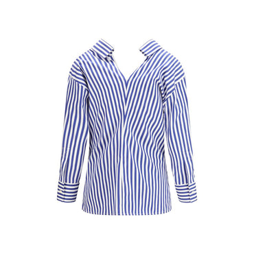 Givenchy Blue Cotton Pattern Shirt