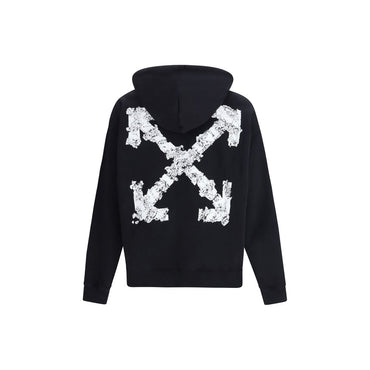 Off-White Black Cotton Sweatshirt