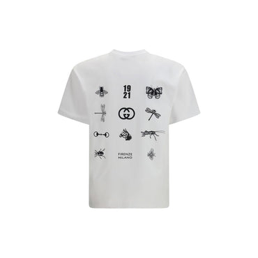 Gucci White Cotton T-Shirt
