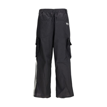 Y-3 Black Polyamide Cargo Pants