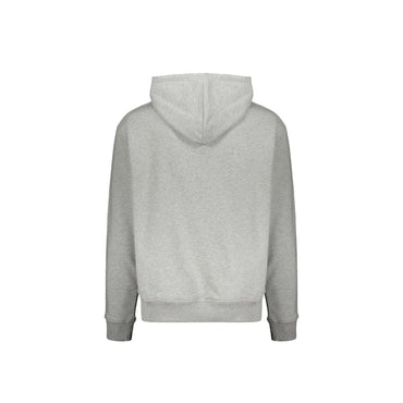 Balmain Gray Cotton Hoodie